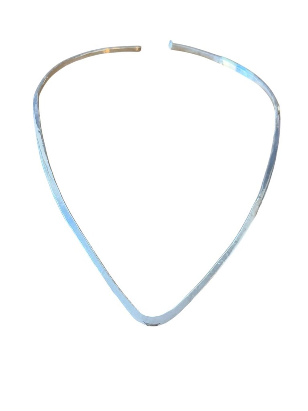 Southwestern "V" Dive Necklace Lazaro Gutierrez Sterling Silver
